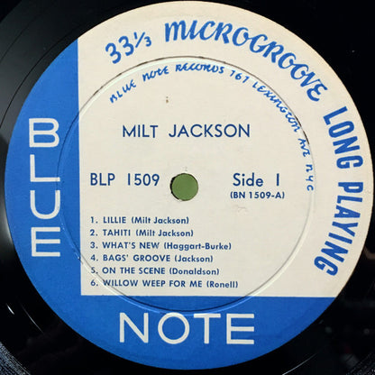 Milt Jackson - Milt Jackson With John Lewis, Percy Heath, Kenny Clarke, Lou Donaldson And The Thelonious Monk Quintet