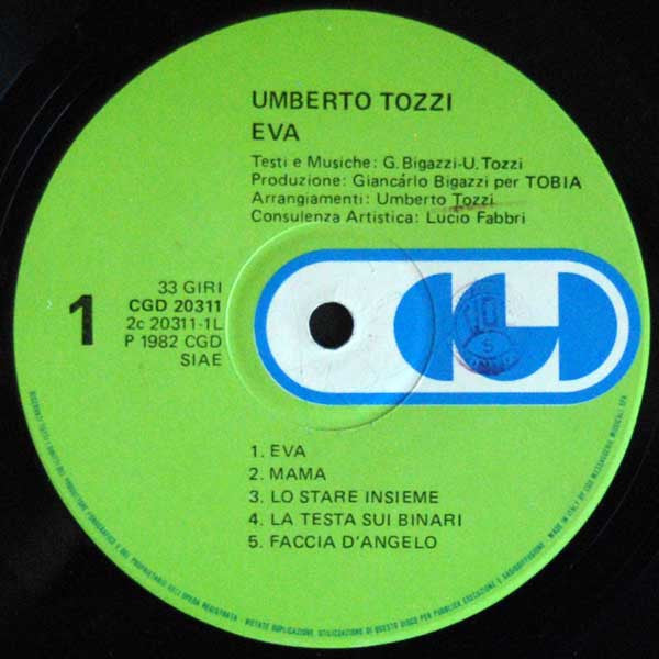 Umberto Tozzi - Eva