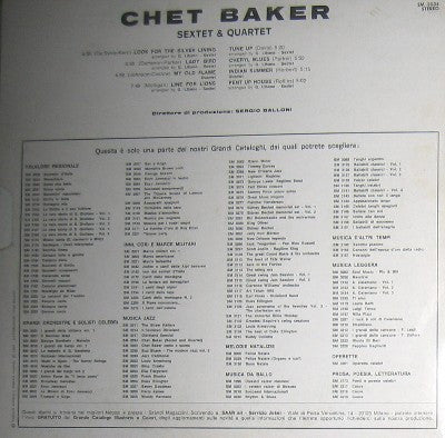 Chet Baker - Sextet & Quartet