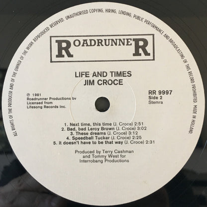 Jim Croce - Life And Times