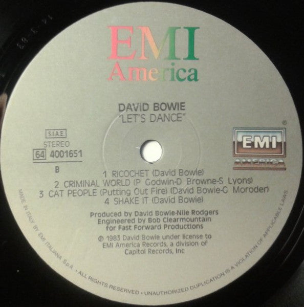 David Bowie - Let's Dance