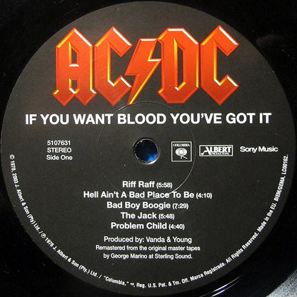 AC/DC - If You Want Blood You've Got It