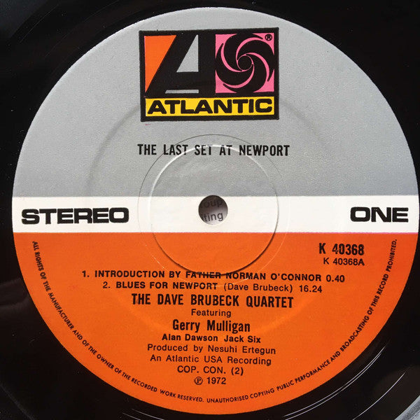 The Dave Brubeck Quartet - The Last Set At Newport