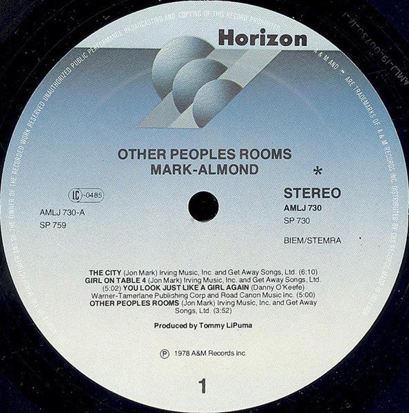 Mark-Almond - Other Peoples Rooms