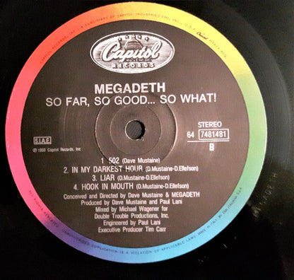Megadeth - So Far, So Good... So What!