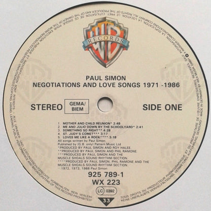 Paul Simon - Negotiations And Love Songs (1971-1986)