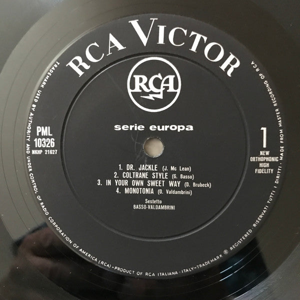 Sestetto Basso-Valdambrini - The Best Modern Jazz In Italy 1962