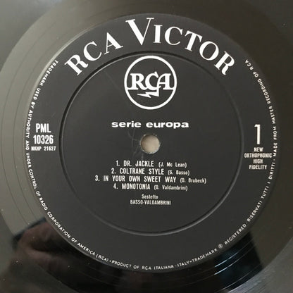 Sestetto Basso-Valdambrini - The Best Modern Jazz In Italy 1962