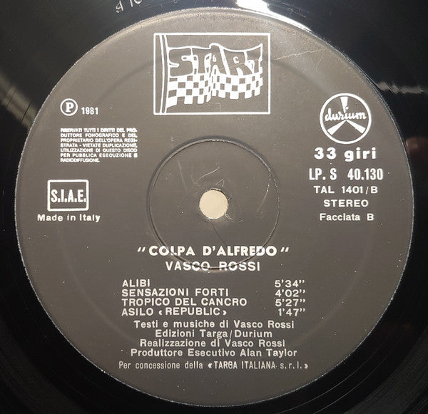 Vasco Rossi - Colpa D'Alfredo