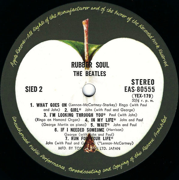 The Beatles - Rubber Soul = ラバー・ソウル