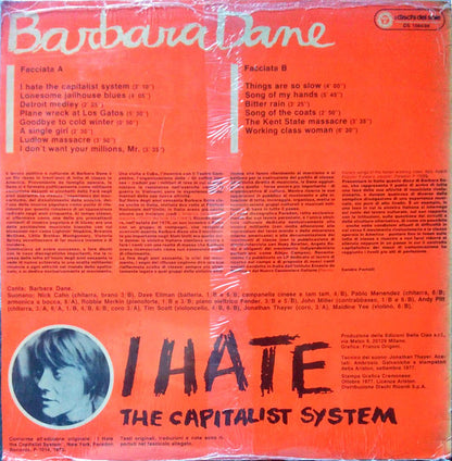 Barbara Dane - I Hate The Capitalist System