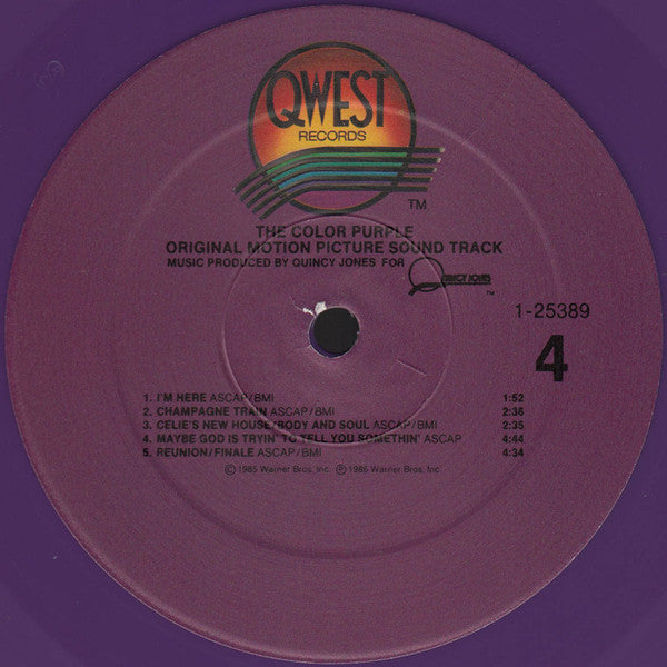 Quincy Jones - The Color Purple (Original Motion Picture Sound Track)