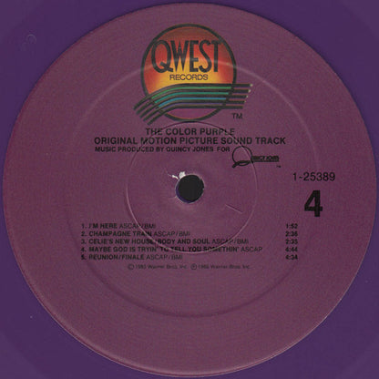 Quincy Jones - The Color Purple (Original Motion Picture Sound Track)