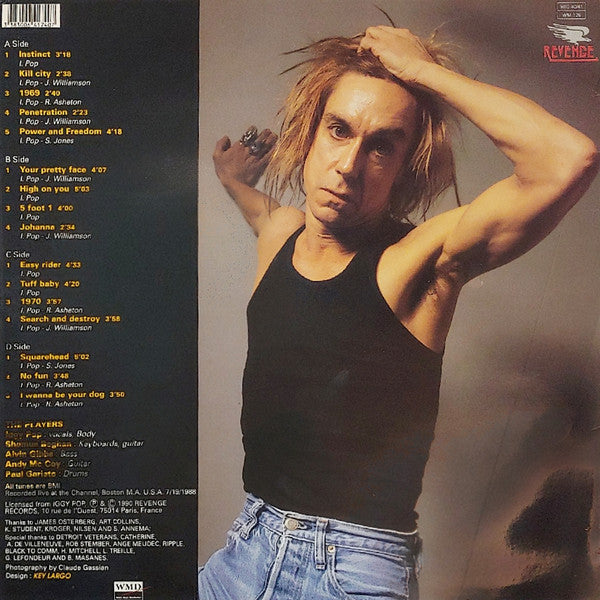 Iggy Pop - Live At The Channel, Boston M.A. 1988