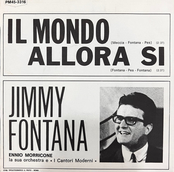 Jimmy Fontana - Il Mondo (7")