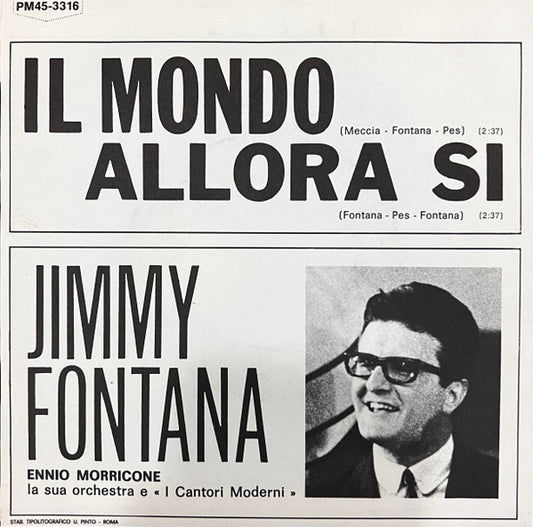 Jimmy Fontana - Il Mondo (7")