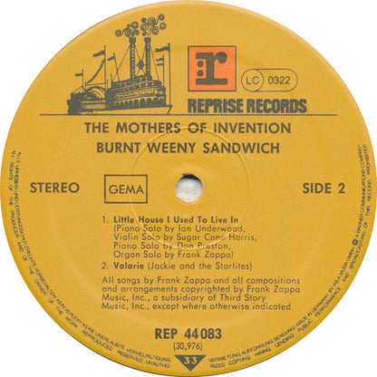 The Mothers - Burnt Weeny Sandwich