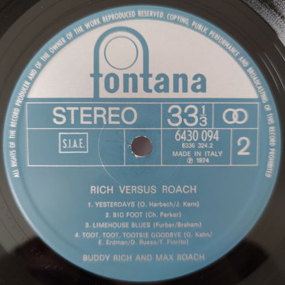 Buddy Rich - Rich Versus Roach
