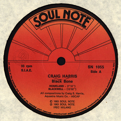 Craig Harris - Black Bone