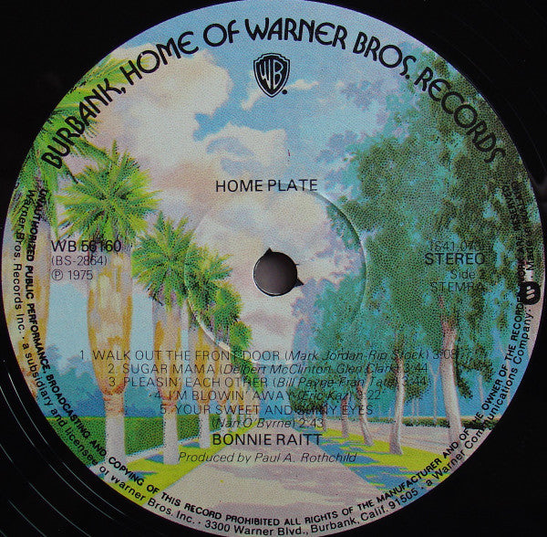 Bonnie Raitt - Home Plate