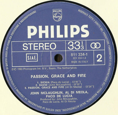 John McLaughlin - Passion, Grace & Fire