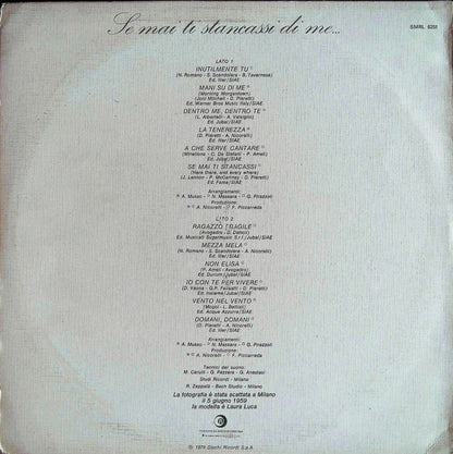 Laura Luca - Se Mai Ti Stancassi Di Me...