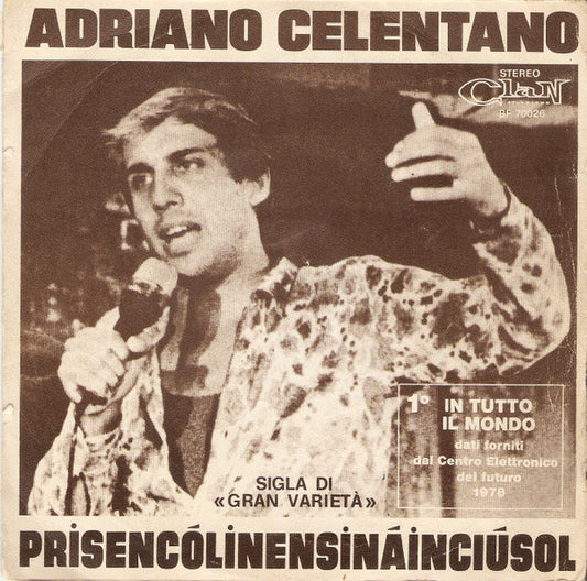 Adriano Celentano - Prisencólinensináinciúsol (7")