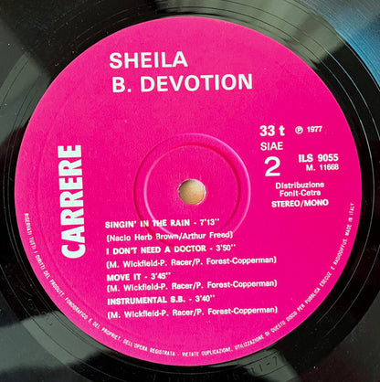 Sheila & B. Devotion - Love Me Baby Including Singin' In The Rain
