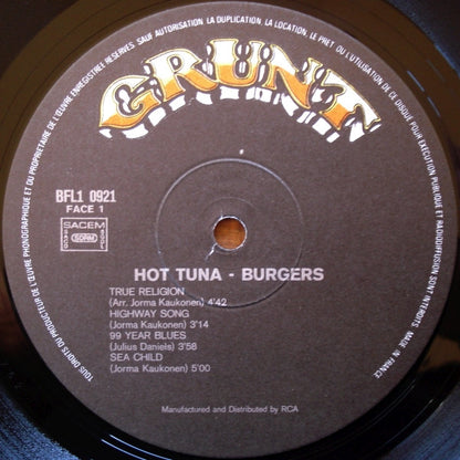 Hot Tuna - Burgers