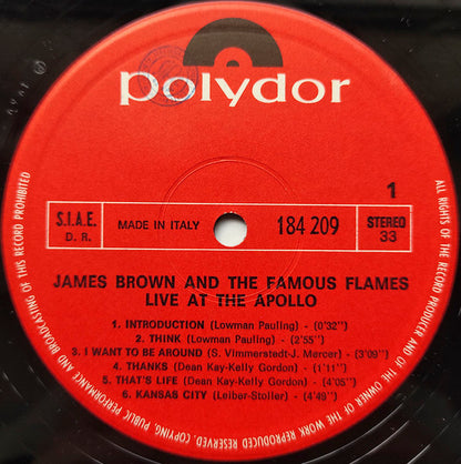 James Brown - Live At The Apollo