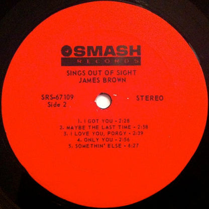 James Brown - Sings Out Of Sight