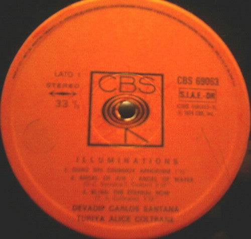 Devadip Carlos Santana & Turiya Alice Coltrane ‎– Illuminations