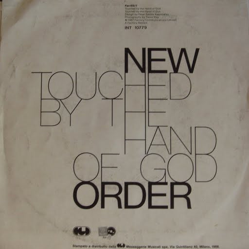 New Order - Touched By The Hand Of God (7")