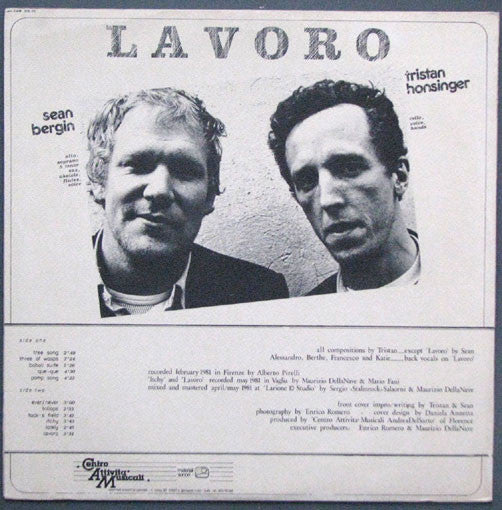 Sean Bergin - Lavoro