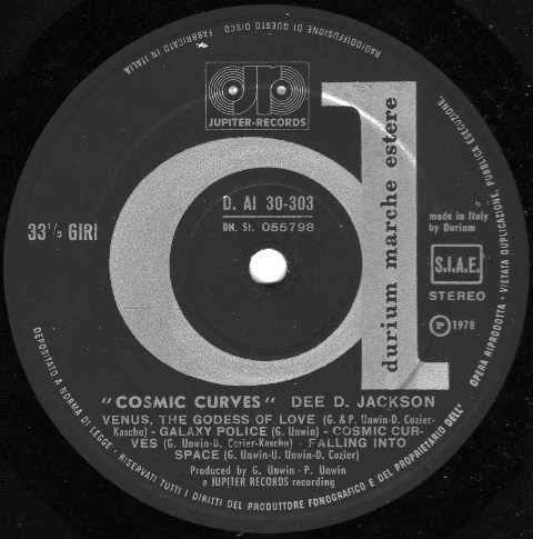 Dee D. Jackson - Cosmic Curves