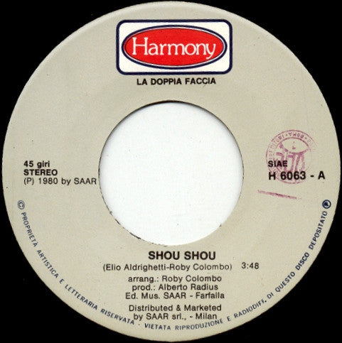 La Doppia Faccia - Shou Shou / Alibi (7")
