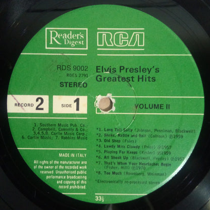 Elvis Presley - Elvis Presley's Greatest Hits (box)