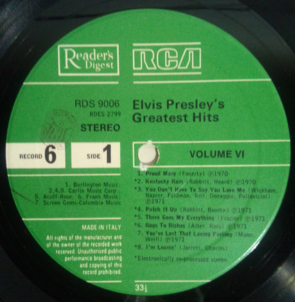 Elvis Presley - Elvis Presley's Greatest Hits (box)
