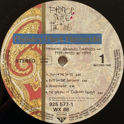 Prince - Sign "O" The Times