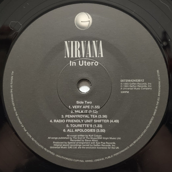 Nirvana - In Utero (nuovo)