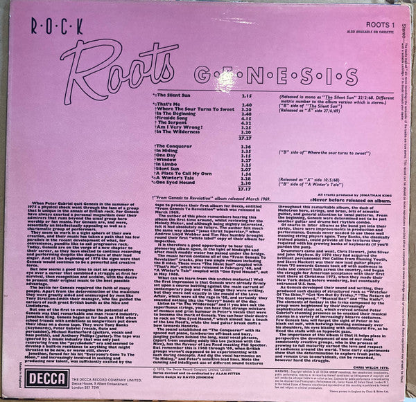 Genesis - Rock Roots