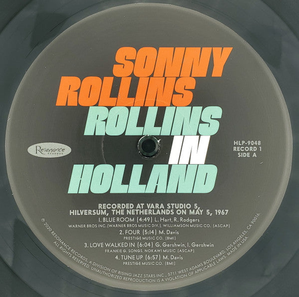 Sonny Rollins - Rollins In Holland