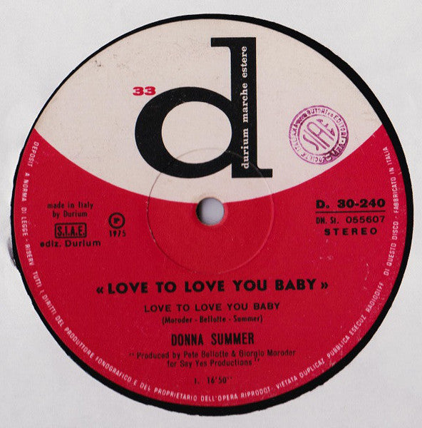 Donna Summer - Love To Love You Baby