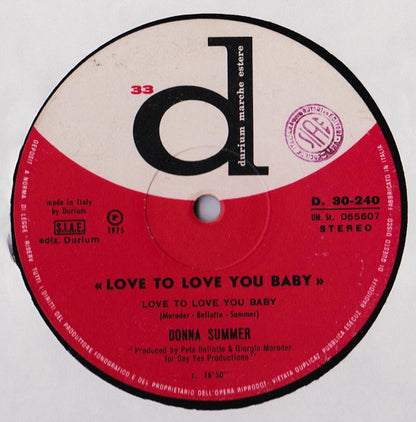 Donna Summer - Love To Love You Baby