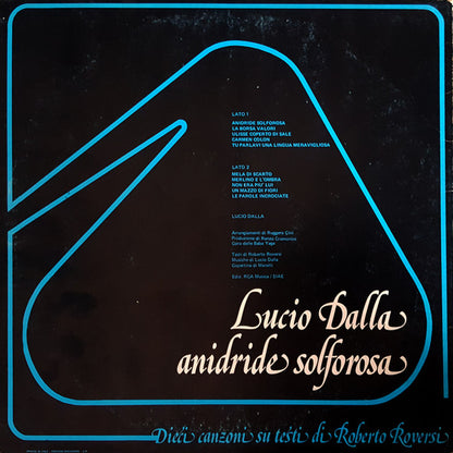 Lucio Dalla - Anidride Solforosa