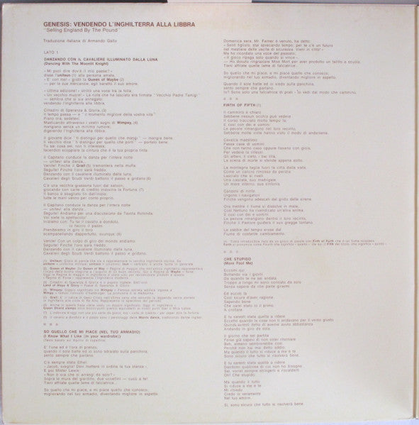 Genesis - Selling England By The Pound