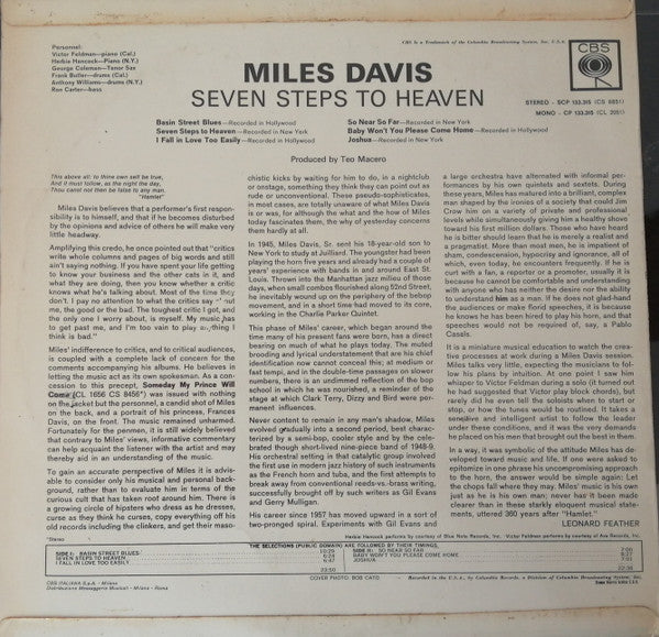 Miles Davis - Seven Steps To Heaven