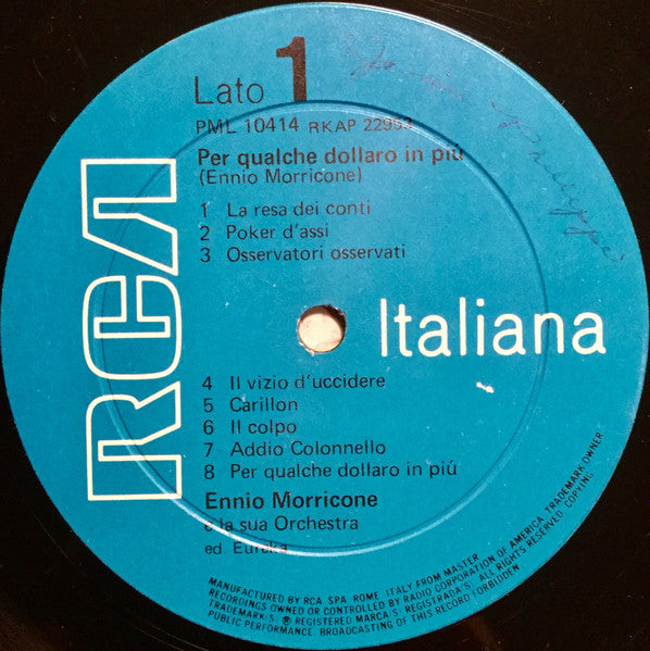 The Ennio Morricone Orchestra - Per Qualche Dollaro In Più