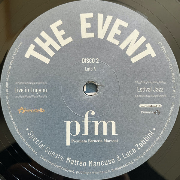 Premiata Forneria Marconi - The Event (Live In Lugano Estival Jazz) (nuovo)