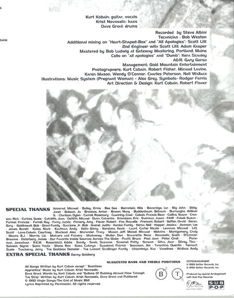 Nirvana - In Utero (nuovo)